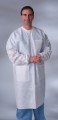 Classic Lab Coats with Knit Collar and Knit Cuffs